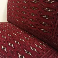 سه  جفت پشتی دست بافت کاملانو و  قالیچه دست بافت