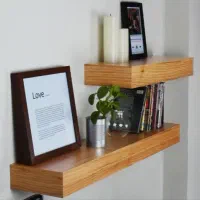 شلف دیواری با جنس ام دی اف در ابعاد مختلف