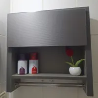 روشویی کابینتی ، آینه و باکس در حد نو