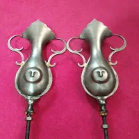 گلدونی تیغه دهنه اژدها ماه و ستاره علامت علم محرم