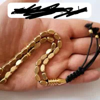 تسبیح و سرمه دان برنجی زیبا و دکوری
