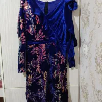 پیراهن مخمل پولکی