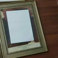 قاب عکس فلزی با شیشه