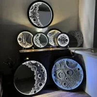 آینه ماه|آینه|میبد, |دیوار