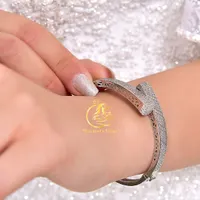 دستبند النگویی/نقره۹۲۵/قالب اصلی طلا/عروس|جواهرات|مشهد, آزادشهر|دیوار