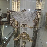 بوفه برنز با دکوری|بوفه، ویترین، کنسول|تهران, شهرک دریا|دیوار