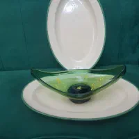 یک جفت دیس وکشکول قدیمی|کلکسیون اشیاء عتیقه|تبریز, |دیوار