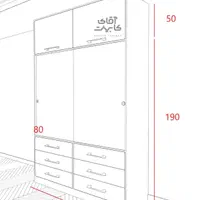 کمدلباس کد 102M|جاکفشی، کمد، دراور|آفتاب, |دیوار