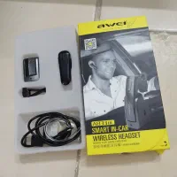 هندزفری بلوتوثی آوی همراه شارژر ماشینی و تجهیزات