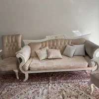 مبلمان کلاسیک چوب راش|مبلمان خانگی و میز عسلی|تهران, جوانمردان (اندیشه)|دیوار
