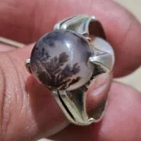 انگشترنقره۹۲۵ شجر عقیق فیروزه آمیتیست لعل باباقوری|جواهرات|اصفهان, کارلادان|دیوار