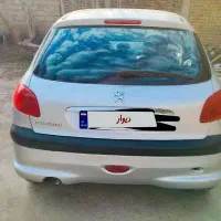 206تیپ2مدل1384نقره ای|خودرو سواری و وانت|گنبد کاووس, |دیوار