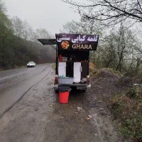 فست فود سیار پیکان وانت مدل ۹۳ بی رنگ