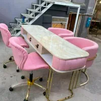 ست پدیکور صدفی/صندلی اصلاح/آینه دیواری/پارتیشن