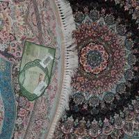 فرش گرد تافته پرهام فیروزه‌ای گلستان قطر ۲ متر، نو|فرش|تهران, مهران|دیوار