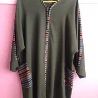 مانتو سبز یشمی مناسب سایز۴۶تا۵۰/۵۲