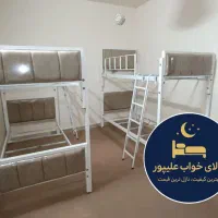 تختخواب دوطبقه(طرح ریوا)پارچه مبلی|تخت و سرویس خواب|مشهد, طلاب|دیوار