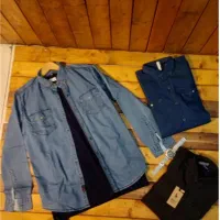 پیراهن لی دوجیب و بی جیب M تا 6XL