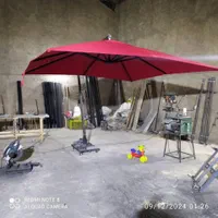 چتر سایبان پایه بغل اروپایی برزنت/نانو/