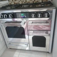 اجاق گازاستیل 5شعله نو