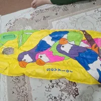 تشک بادی روی آب