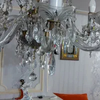 لوستر کریستال چک.|لوستر و چراغ آویز|تهران, خواجه نظام الملک|دیوار