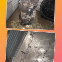 آباژور ایستاده گلدانی
