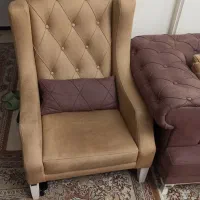 فروش مبل ۵ نفره چستر و یک تختخواب شو تک نفره|مبلمان خانگی و میز عسلی|تهران, چهارصد دستگاه|دیوار