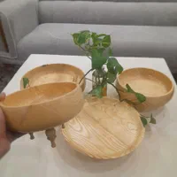 سرویس پذیرایی چوبی چوب گردو ظروف پذیرایی کاسه چوبی|ظروف سرو و پذیرایی|مشهد, نوید|دیوار