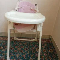 صندلی غذا کودک واقعا در حد نو|تخت و صندلی بچه|ابریشم, |دیوار