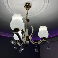 لوستر سه شاخه|لوستر و چراغ آویز|رشت, چمارسرا|دیوار