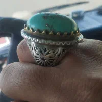 انگشتره فیروزه اصل|جواهرات|کرمان, |دیوار