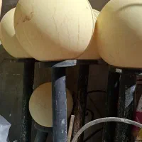 لوله چراغ محوطه باغ حبابی توپی