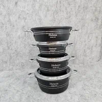 سرویس قابلمه 7 پارچه ماربل هلنا طرح سنگ|ظروف پختوپز|قم, علی آباد سعدگان|دیوار