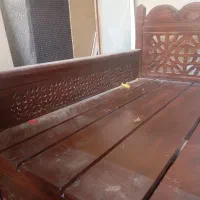 تخت چوبی تمام روسی|مبلمان خانگی و میز عسلی|کرمان, |دیوار