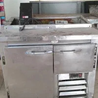 لوازم فست فود یخچال صنعتی میز کانتر میز صندوق