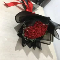 دسته گل روبانی