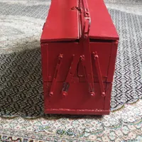جعبه ابزار.چوبی.دست ساز.پایه دار|ابزارآلات|پارس‌آباد, |دیوار