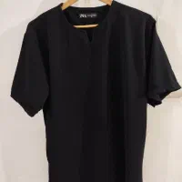 تیشرت مردانه یقه کوبایی  نو