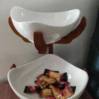 شکلات خوری دو طبقه|ظروف سرو و پذیرایی|آستانه اشرفیه, |دیوار