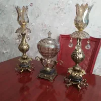 شمعدانی و شکلات خوری طرح برنز