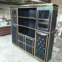 کتابخانه چرمی85875 جاکتابی|کتابخانه، شلف، قفسه‌های دیواری|تهران, شهید رجایی|دیوار