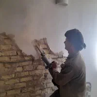تخریب کار افقانستانی تعمیر کاری سازه نگهبان