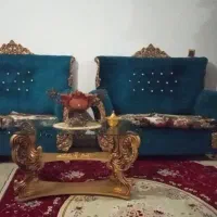 مبل 7نفره با سه عسلی فقط 2ملیون2500|مبلمان خانگی و میز عسلی|باغستان, |دیوار