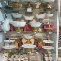 انواع ظروف چینی پایه طلائی، جهیزیه|ظروف سرو و پذیرایی|مشهد, بهارستان|دیوار