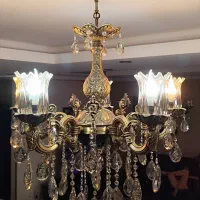 لوستر تمام برنز رنگ آنتیک
