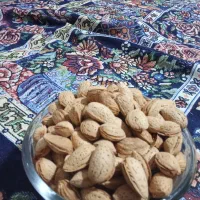 فروش بادام نیمه سنگی
