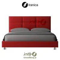 تختخواب باکس هتلی ثابت ایرانیکا + تاج مستطیل
