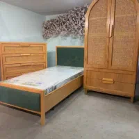 سیسمونی  ست کامل تخت و کمد دراور & کودک نوجوان|تخت و صندلی بچه|خمینی‌شهر, |دیوار