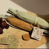 خرمای چرخ شنده با تعم رازیانه پونه محلی مستوک..